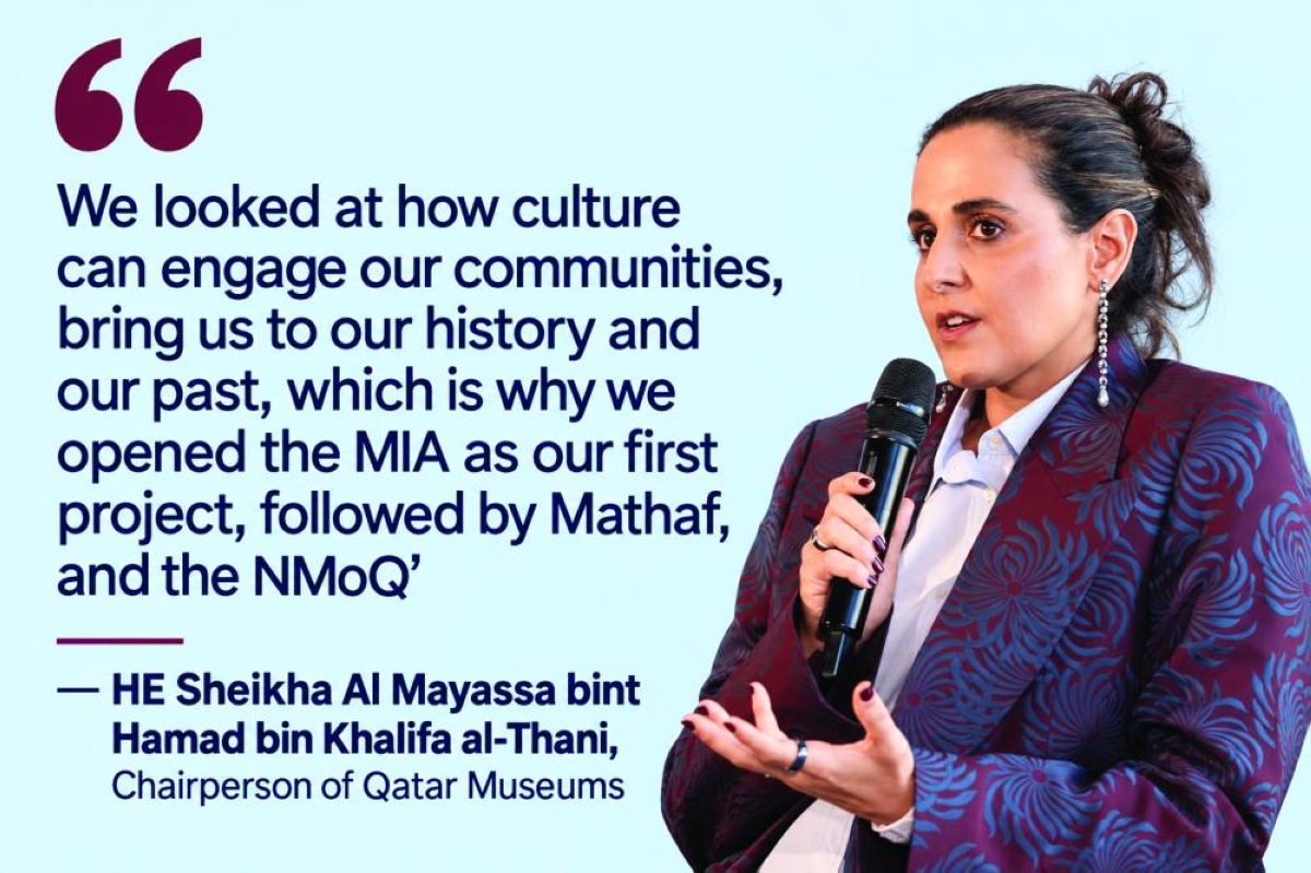 Sheikha Al Mayassa: Qatar's culture rooted in heritage